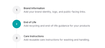 Step-by-step compliance guidance illustration
