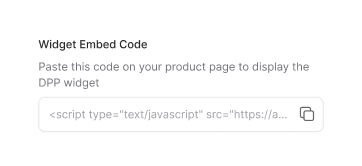Website widget illustration