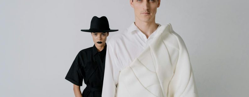 Fashion garments with DPP data requirements — material labels and product tags